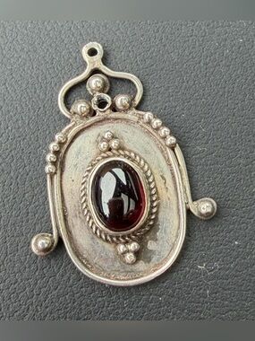 .925 Silver Necklace Medallion